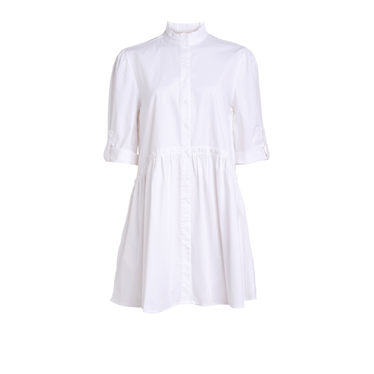 Cammie Ruffle Shirt Dress – Taylor Tillman NY